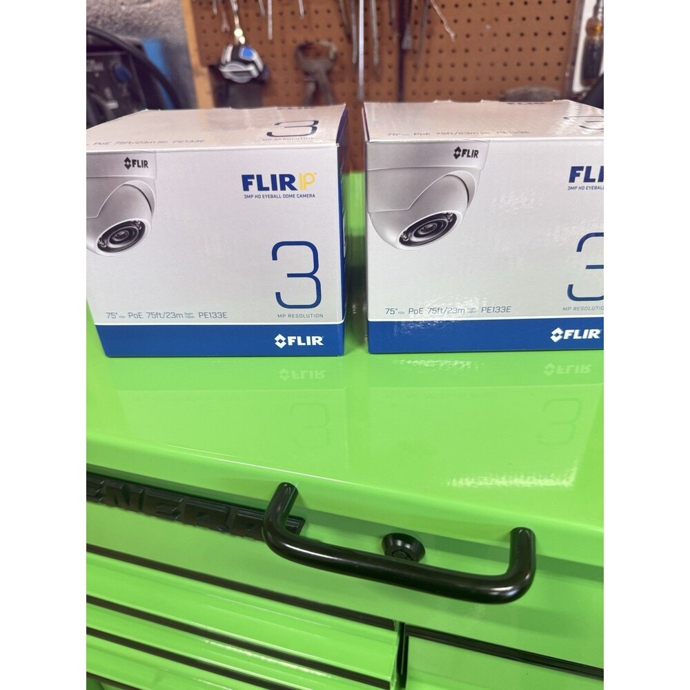 PE133E FLIR 3MP Fixed HD IP Weatherproof Dome Camera VANDAL PROOF NETWORK (2 )